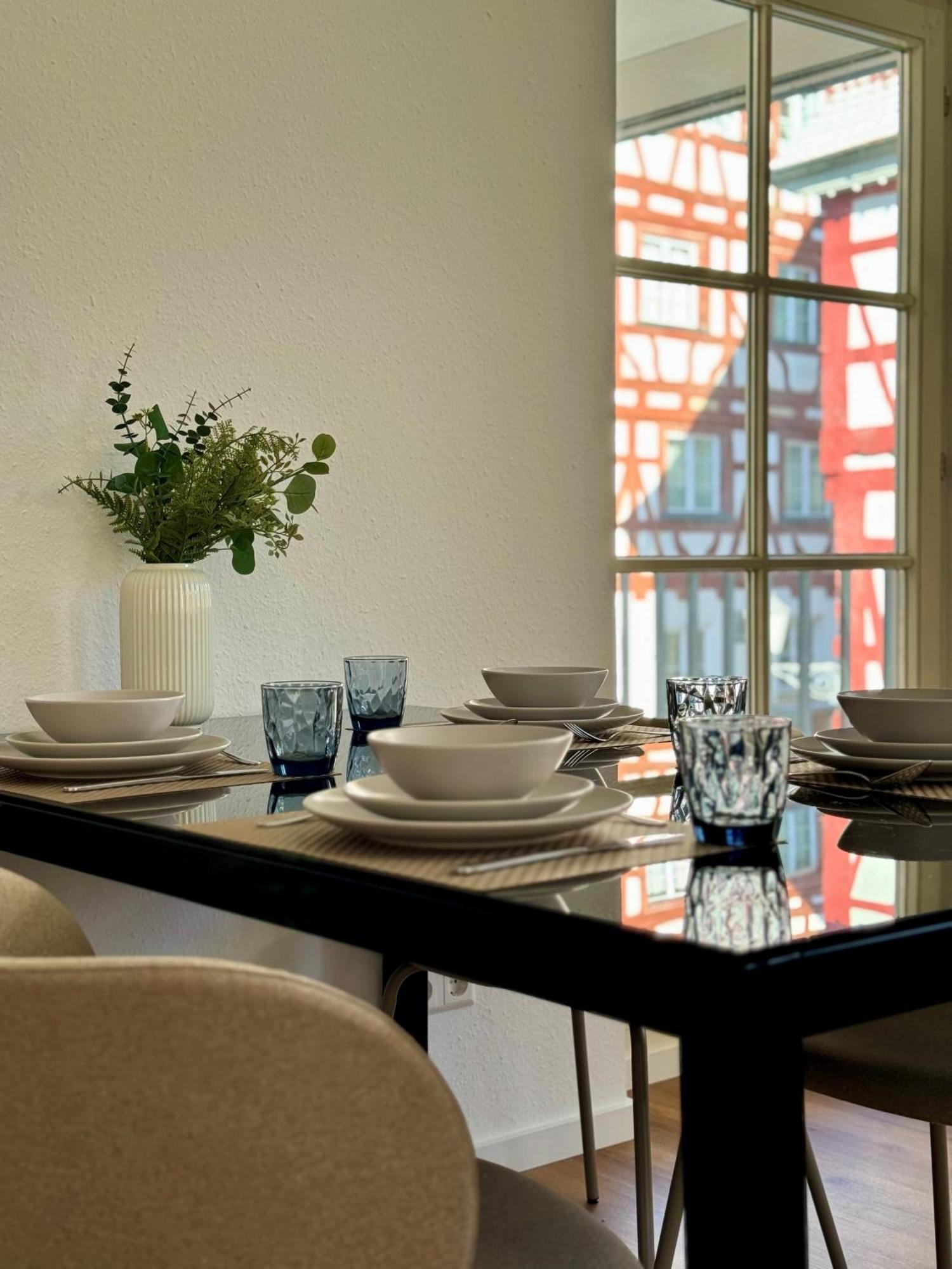 Traumhafte Wohnung Am Stadtbrunnen Der Altstadt Pfullendorf Extérieur photo